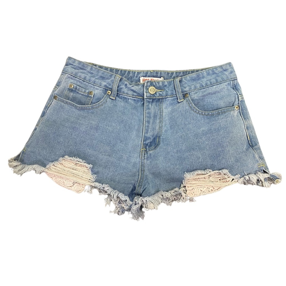 Hot Kiss Jean shorts high‎ rise size | 8